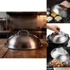 Stainless Steel Grill Cover For Steak And Burgers With Heat Resistant Design For Home And Outdoor Cooking