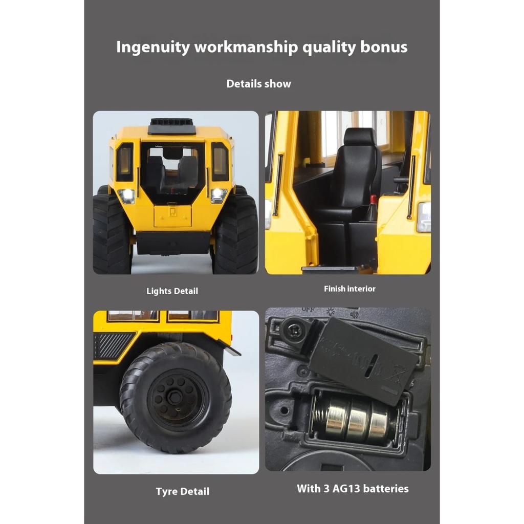 1/24 Scale Sherp ATV Model Car with LED Lights - Realistic Detail for Kids' Adventure Play - Cross-Country Fun, Toy Vehicle