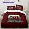 Ssv Jahn Regensburg Custom Name Pattern Bedding Quilt Set Quilt Cover Pillowcase Home Birthday Gift(1 * duvet cover + 2 * pillowcase, without core)