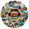 10/30/50pcs Forest Camping Hiking Outdoor Cartoon Stickers Travel Scenery Decals Waterproof Graffiti Suitcase Luggage Bike Car