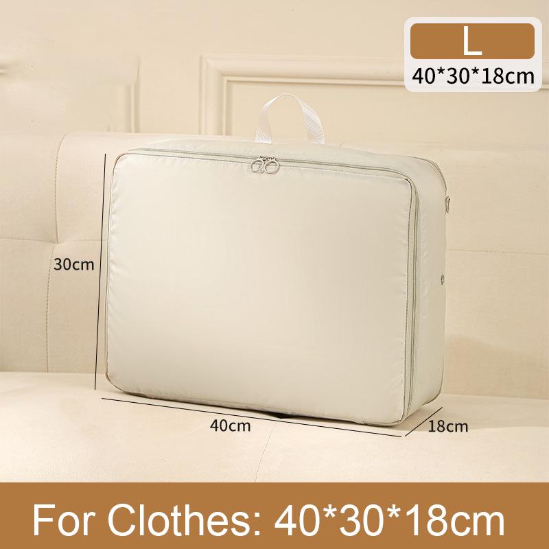 Quilt Storage Bag Bedroom Cloth Compression Bag Large Capacity Duvet Storage Bag Wardrobe Organizer Save Space Compressible Bag