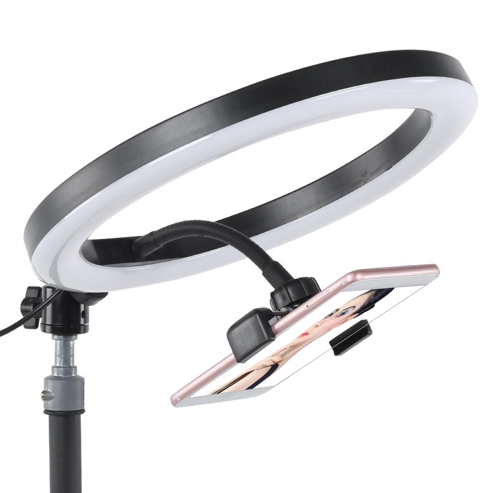 10Inch Ring Light RGB LED Dimming Video Studio Fill Light 3200‑6400K for Vlog Digital Camera