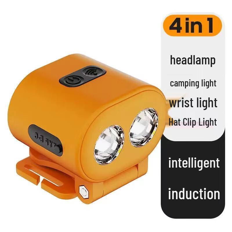 Portable Mini LED Headlamp with Hat Clip