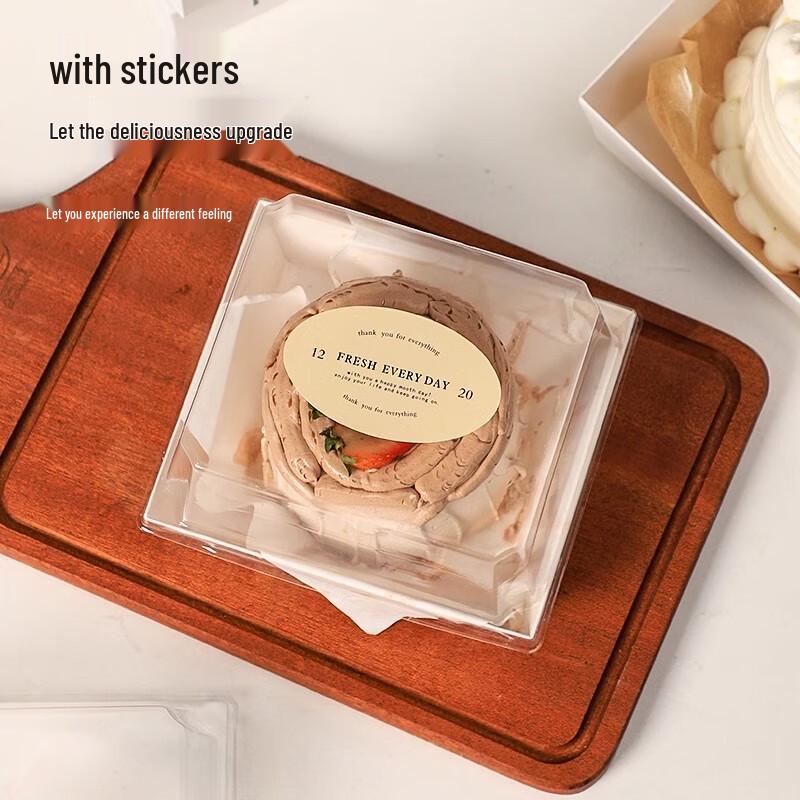 Disposable Kraft-Style Cake & Dessert Boxes