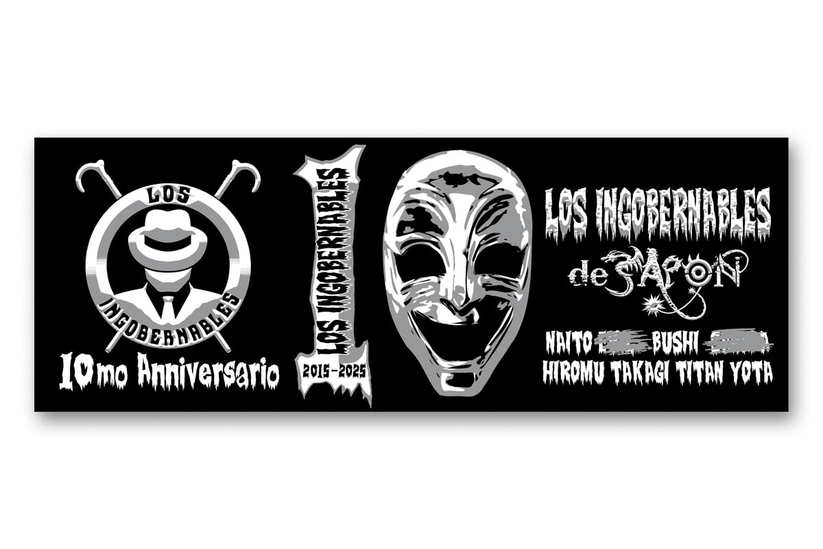 

New Japan Pro-Wrestling L.I.J. 10mo aniversario Sports Towel Black 6178008671