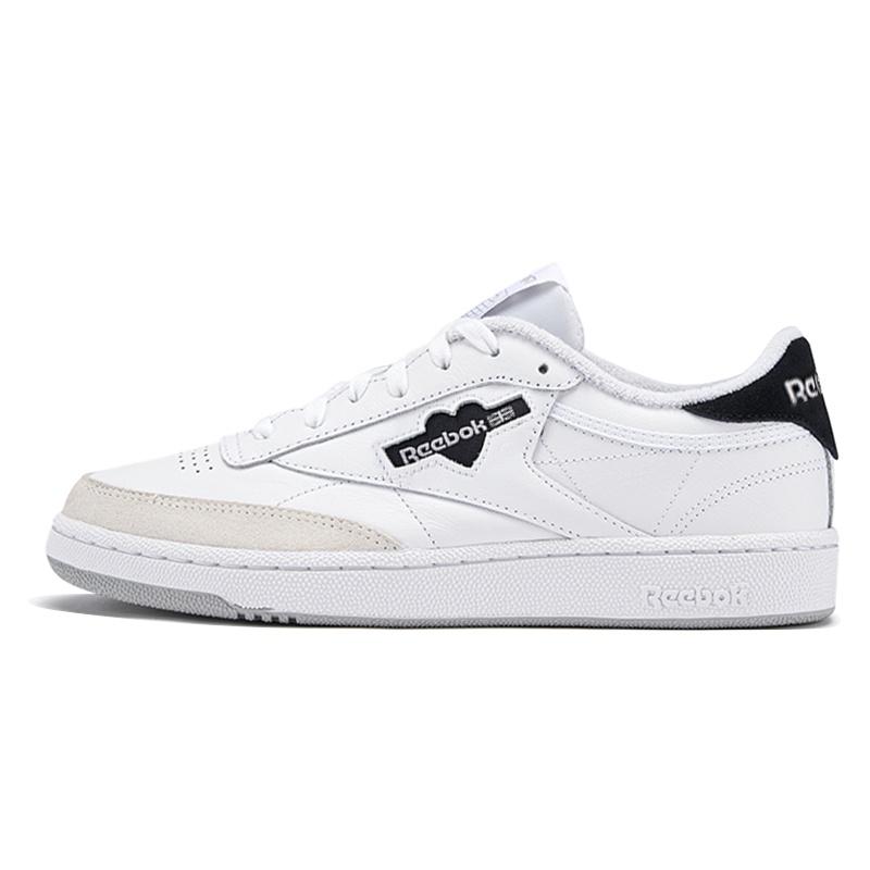 Reebok Club C 85 White Black Unisex HQ7227 EU 42.5