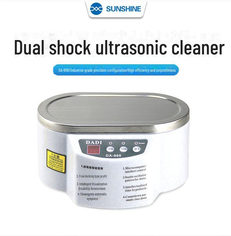 DADI968 Ultrasonisk Rensemaskin for Briller og Smykker