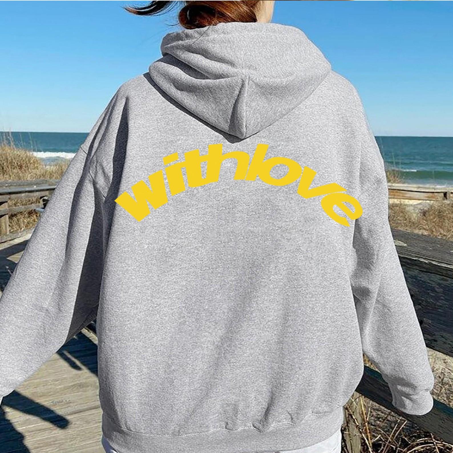

Hip Hop Fashion Letter Printed Hoodie Men s Pullover Sweatshirt Y2K Style Casual Autumn And Winter Women s Street Hoodie M