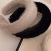 Luxuriöses Damen Winter Nerz Stirnband für Frauen Dame Mode Haarreif Pelziges Geschenk Herbst Winter Weiches Flauschiges Pelziges Haarband