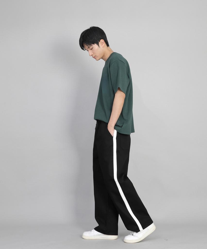 Seinteukeulu R-Neck Plain Short Sleeve Tee Brs-826 Dark Green