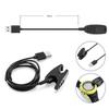 USB Charger Clip Cable for Suunto 3 Fitness/Suunto 5 - SURENHAP - Black - 1m