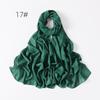 New Style Women's Silver Pearl Chiffon Long Scarf