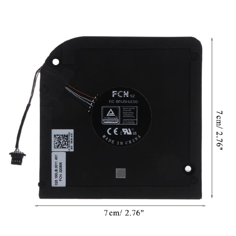 Pour Latitude 15 5520 E5520 Precision 3560 Ventilateur de refroidissement CPU Dissipateur thermique pour ordinateur portable
