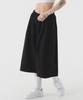 PIANER Super Wide Sweat Bermuda Shorts (Black)