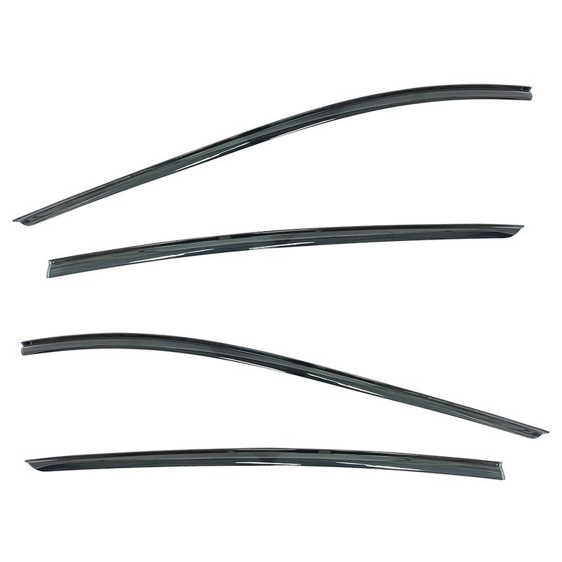 Fits 25 Jihu Alphard S5 Models: Frameless Window Rain Visors