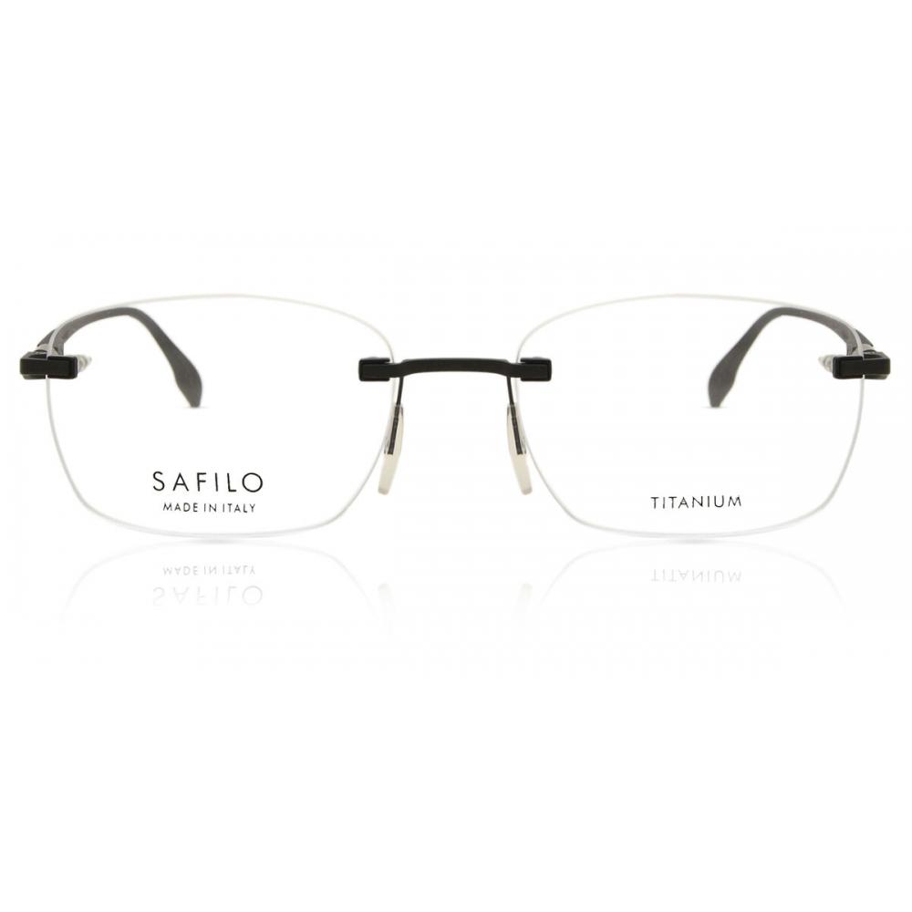 

Safilo Lente 01 003 Men Eyeglasses Matte Black/55-19-145