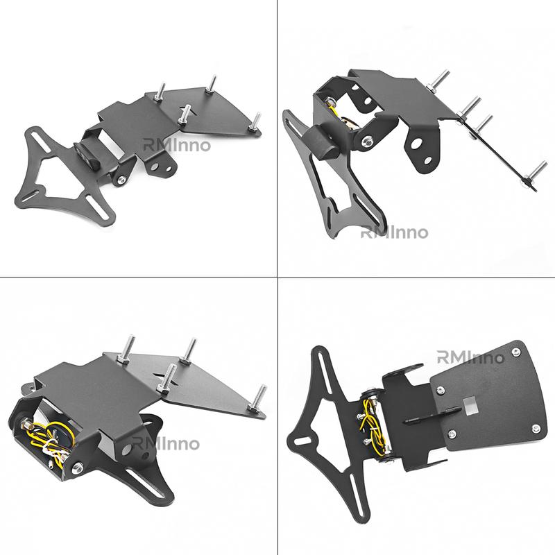 

For Triumph Speed 400 Scrambeler 400X 2025 2024 2023 Folding License Plate Bracket Holder Rear Fender Eliminator Short Tail 25