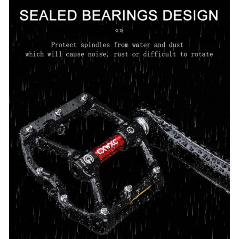 CXWXC Platform Bicycle Pedals CX-930 For MTB Mountain Bike BMX Hybrid Bikes Parts Sealed Bearing All-round Bike Pedals