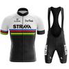 Herren Damen Radsport Trikot Set Kurzarm Schnelltrocknend Fahrradbekleidung Rennrad Mountainbike Outdoor Sport