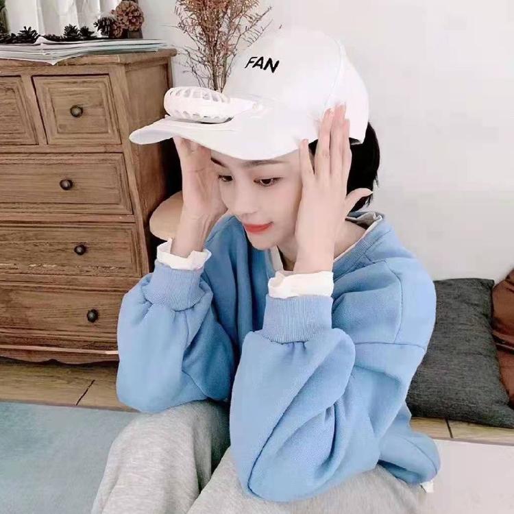 Summer Outdoor Sports Baseball Cap USB Charging Cooling Fan Adjustable Dad Hat