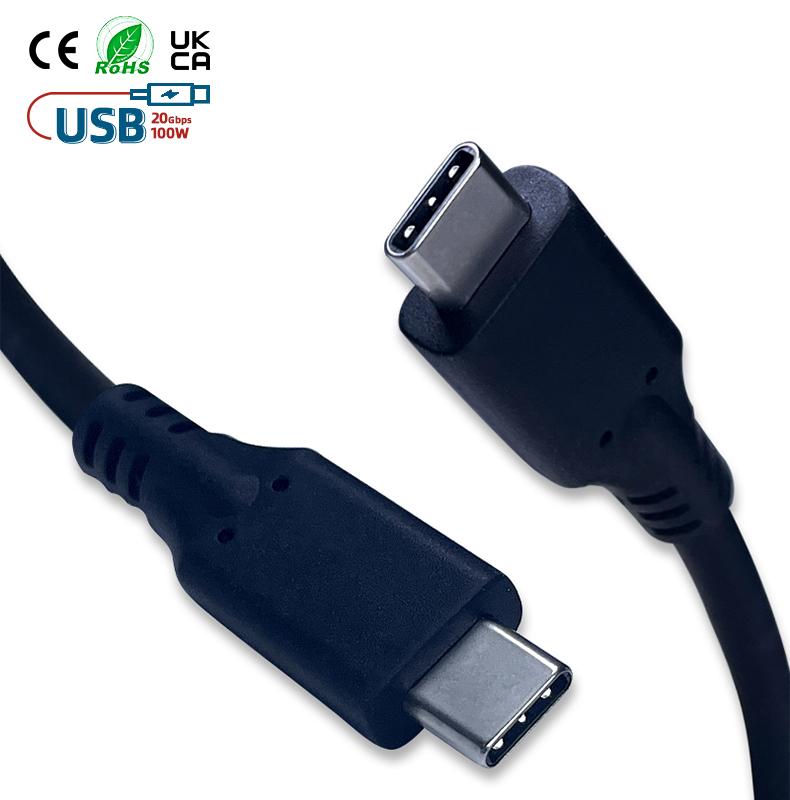 0.5M C To C 100W USB-C Type-C Fast Charging Data Cable Bio Quick Charger Android Mobile Phones Nylon Material Micro Connectors
