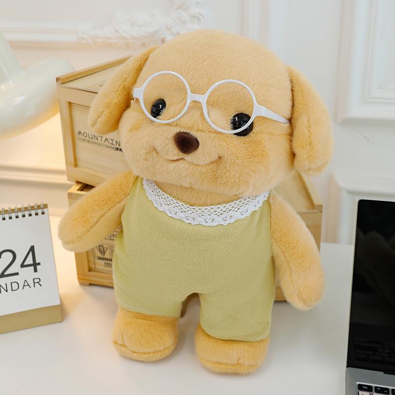 Semper family poodle baby doll dog dog doll cute plush toy puppy family birthday gift