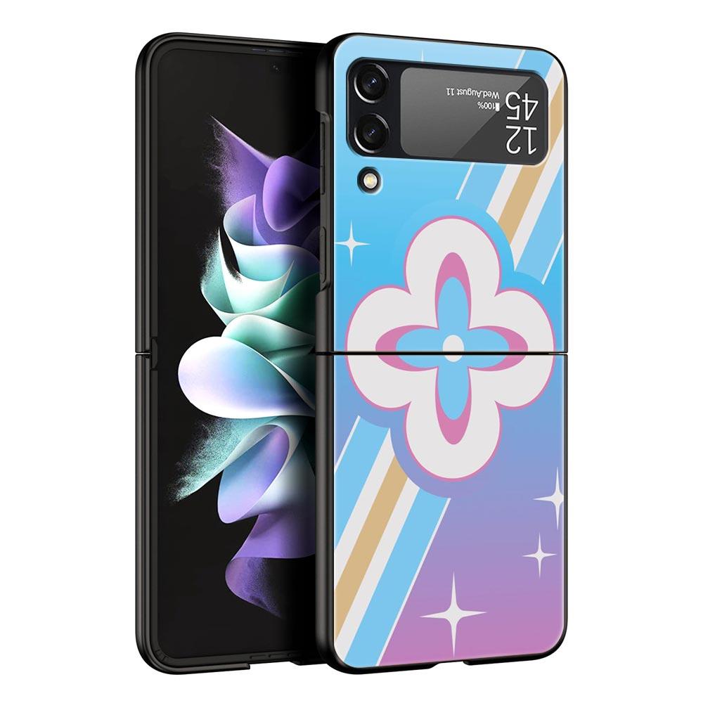 Phone Case For Samsung Galaxy Z Flip 3 4 5 Hard Black Folding PC For Samsung Z Flip3 Cover Honkai Star Rail Game Same Style