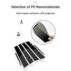 BZY5  For Dodge Chrysler Nitro 2007-2013 6PCS Covers Center Film Column B C Pillar Posts Sticker Car Accessories