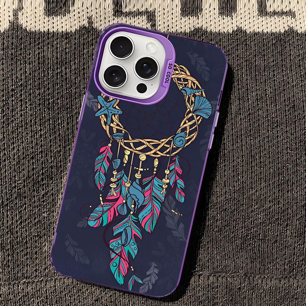Dreamcatcher Phone Case For iPhone 16 15 14 13 12 11 Pro Max X XR XSMAX 8 7 Plus Matte Shockproof Back Cover