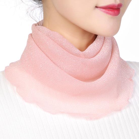 Scarf Shiner Sun Protection Tulle Lightweight Summer Protection Scarf for Travel