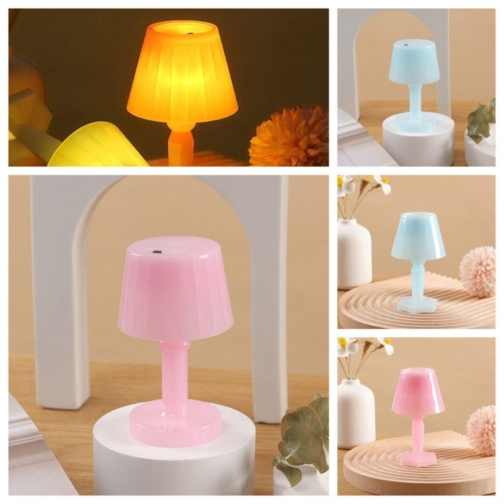 INS Atmosphere Light Macaron Night Light Girl Heart Candy Color Romantic Table Light LED Small Desk Lamp Desktop Decoration