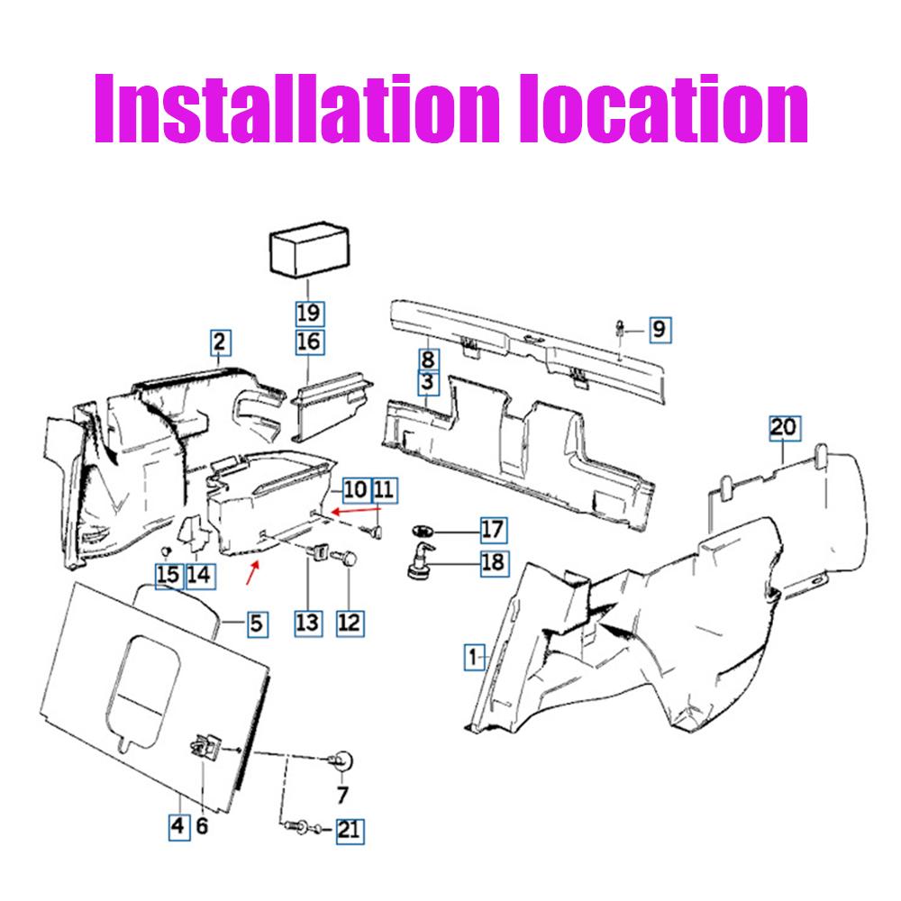 10Pcs New Trunk Lid Dash Battery Cover Shield Boot Lining Trim Clips For BMW E30 E91 E93 M3 E36 E46 E60 X3 E60 M5 E32 E83