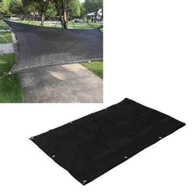 9.84x2.95ft HDPE Garden Privacy Net Easy Installation Large Size  Black Balcony Privacy Screen Cover Windscreen Mesh Shade