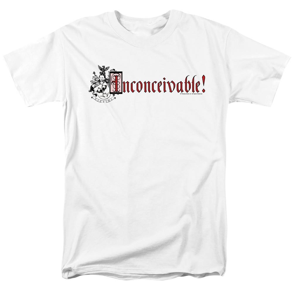Princess Bride - Vizzini Crest - Adult Unisex Short Sleeve T-Shirt - White XL