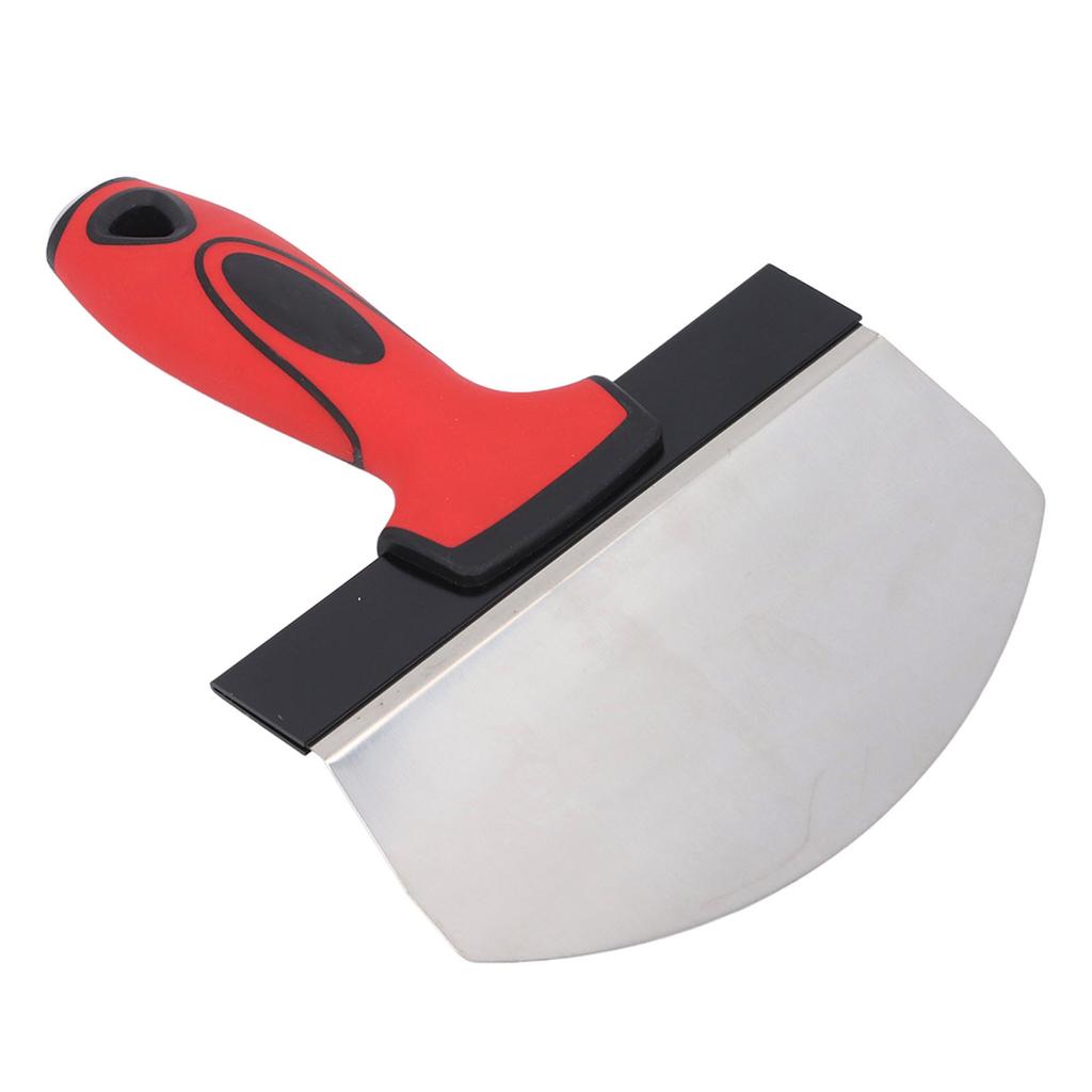 Bucket Scoop 6 Inch Stainless Steel Arc Shaped Wall Paint Plaster Shovel for Construction
