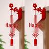 3D Double Happiness Door Hanging for Wedding Decorations