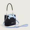 Summer High-end Bow Bucket Bag for Women with Niche Design Light Luxury Handbag Crossbody Women's Bag