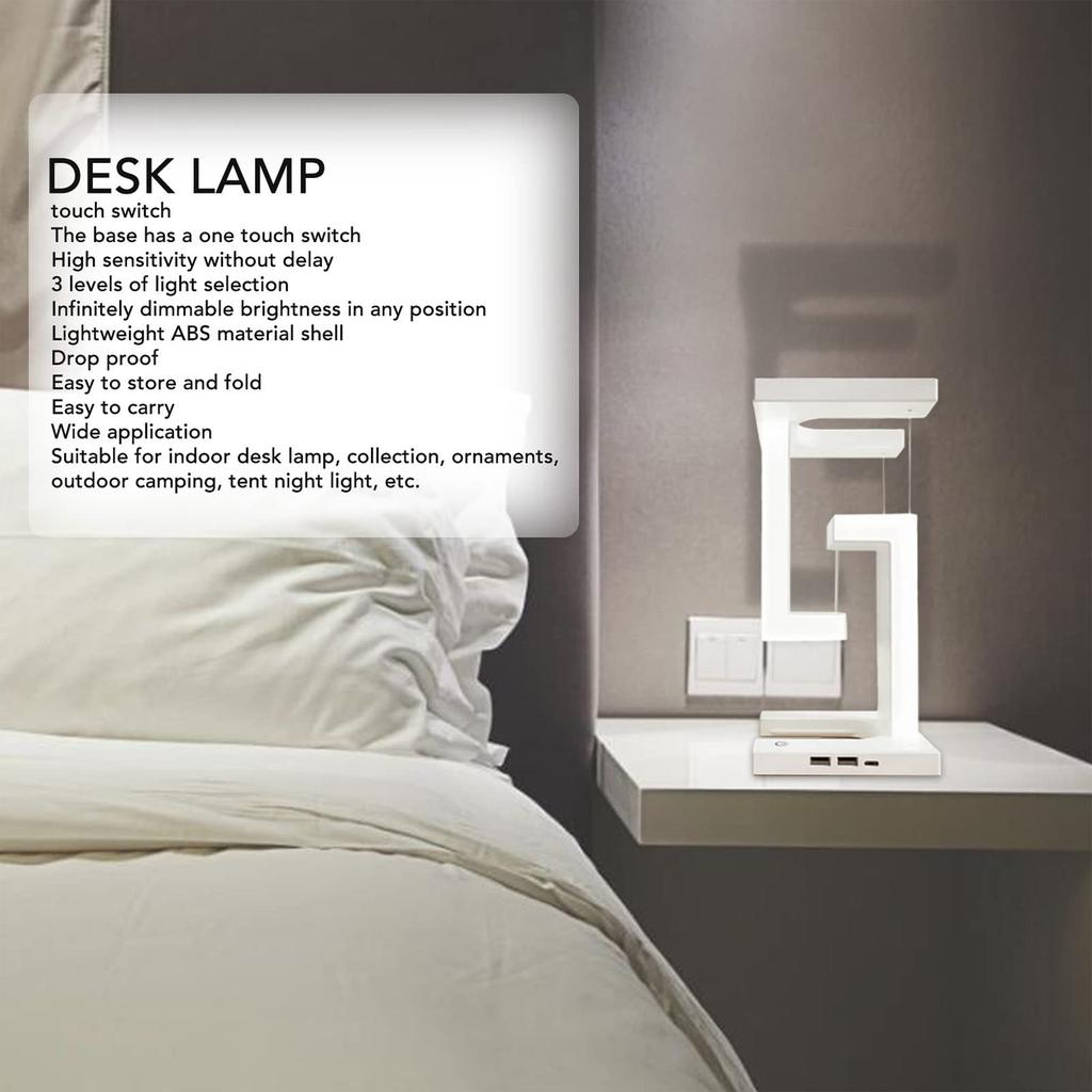 Suspended Anti-Gravity Wireless Charging Table Lamp LED Light Mobile Phone Wireless Charging Function