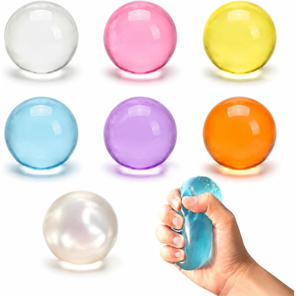 2026 New Coconut Oil Squishy Stress Ball – Relaxing, Easy Clean, Soft Gel Stress Relief Toy, 3-Pack