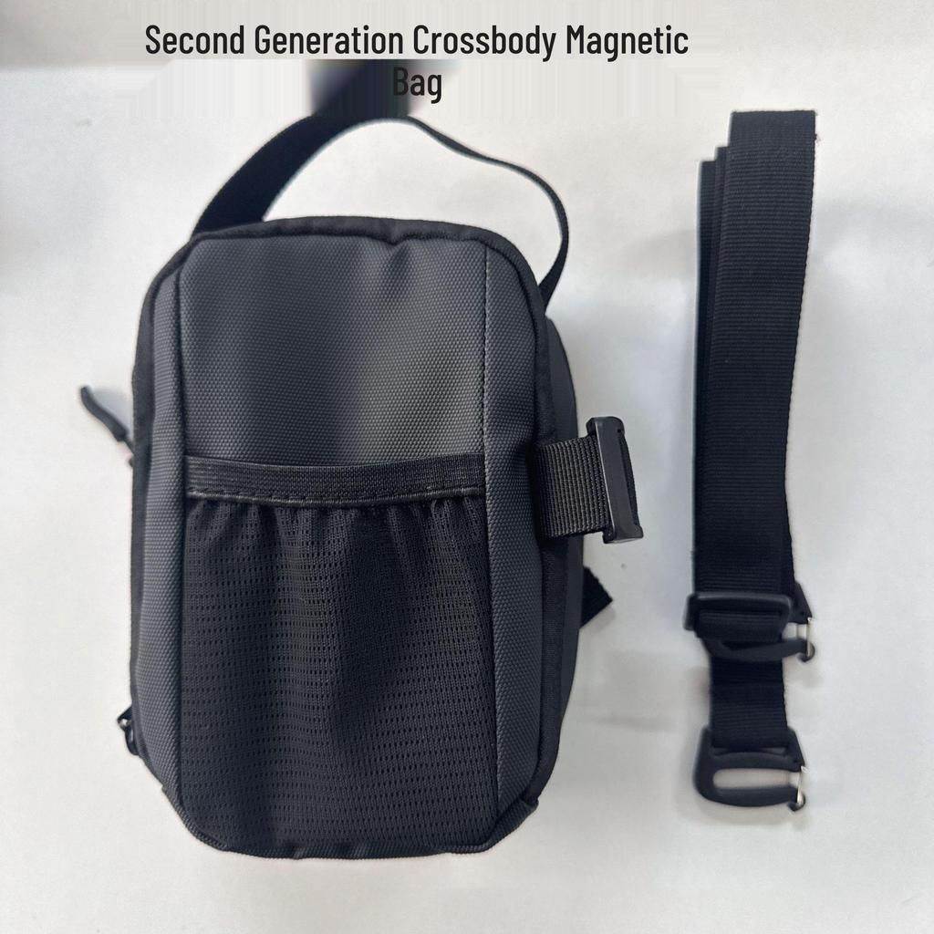 Strong Magnetic Fitness Water Bottle & Storage Crossbody Bag - Large Capacity for Gym Essentials