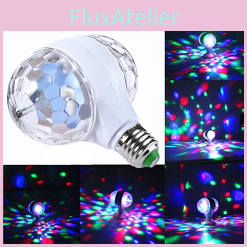 Brilliant E27 6w Double-headed Led Ball Stage Rgb Light Bulb Great For Home Decor
