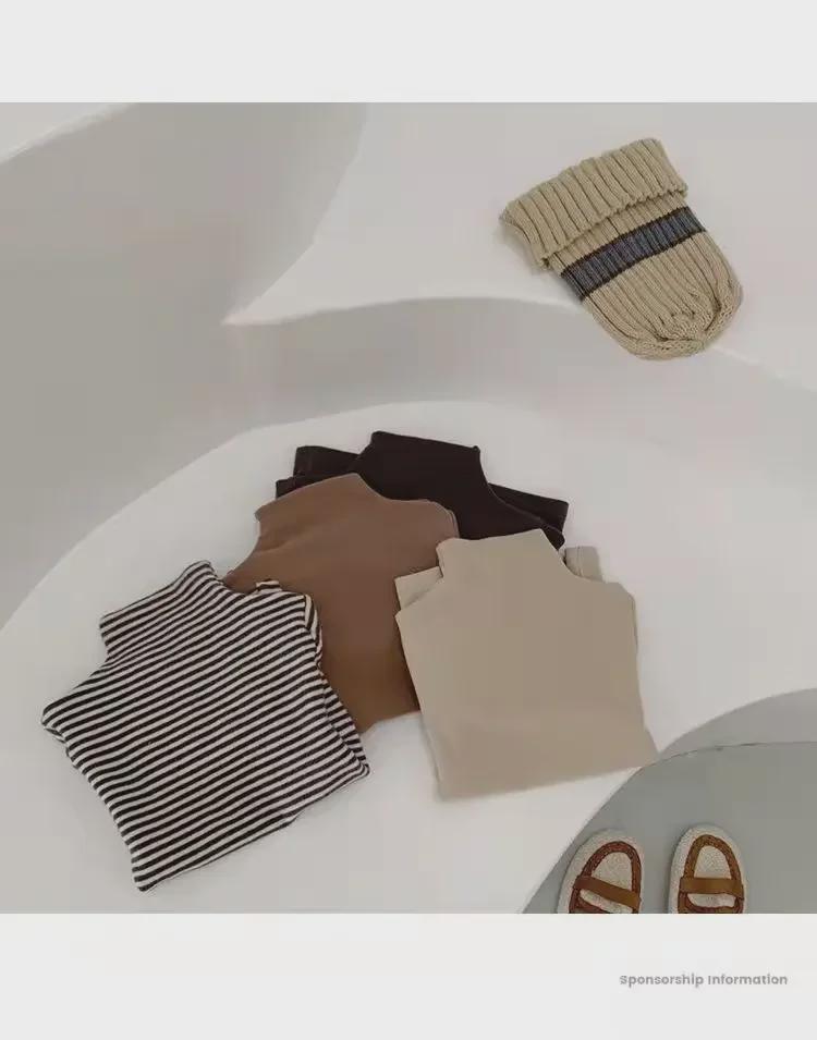 2023 Trendy Long-Sleeve T-Shirt for Kids: Boys' & Girls' Fashionable Innerwear