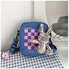 Cute small bag 2025 trendy new girl student mobile phone bag leisure travel change storage messenger bag