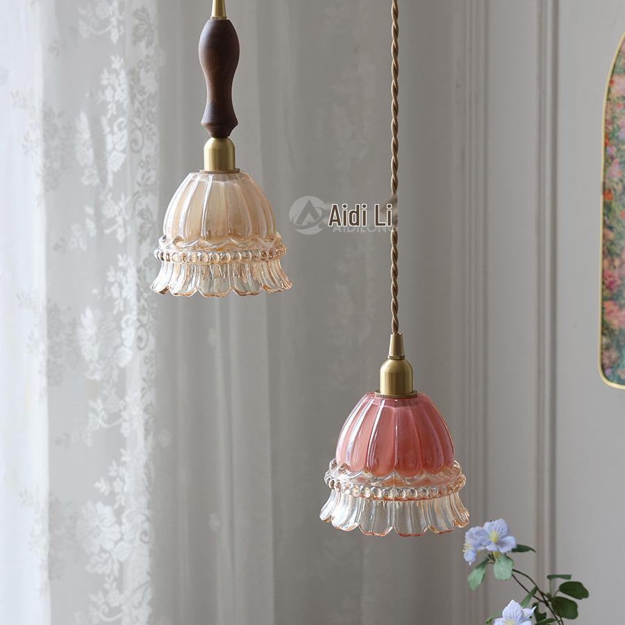French Modern Glass Pendant Lamp for Bar, Hallway, or Bedroom