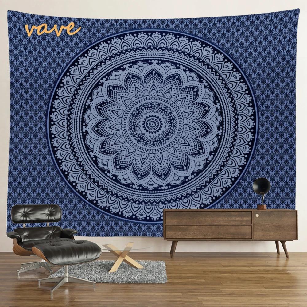 Indian Mandala Tapestry Flower Wall Hanging Bohemian Hippie Cloth Fabric Large Tapestry Blanket Home Dorm Aesthetic Room Decor