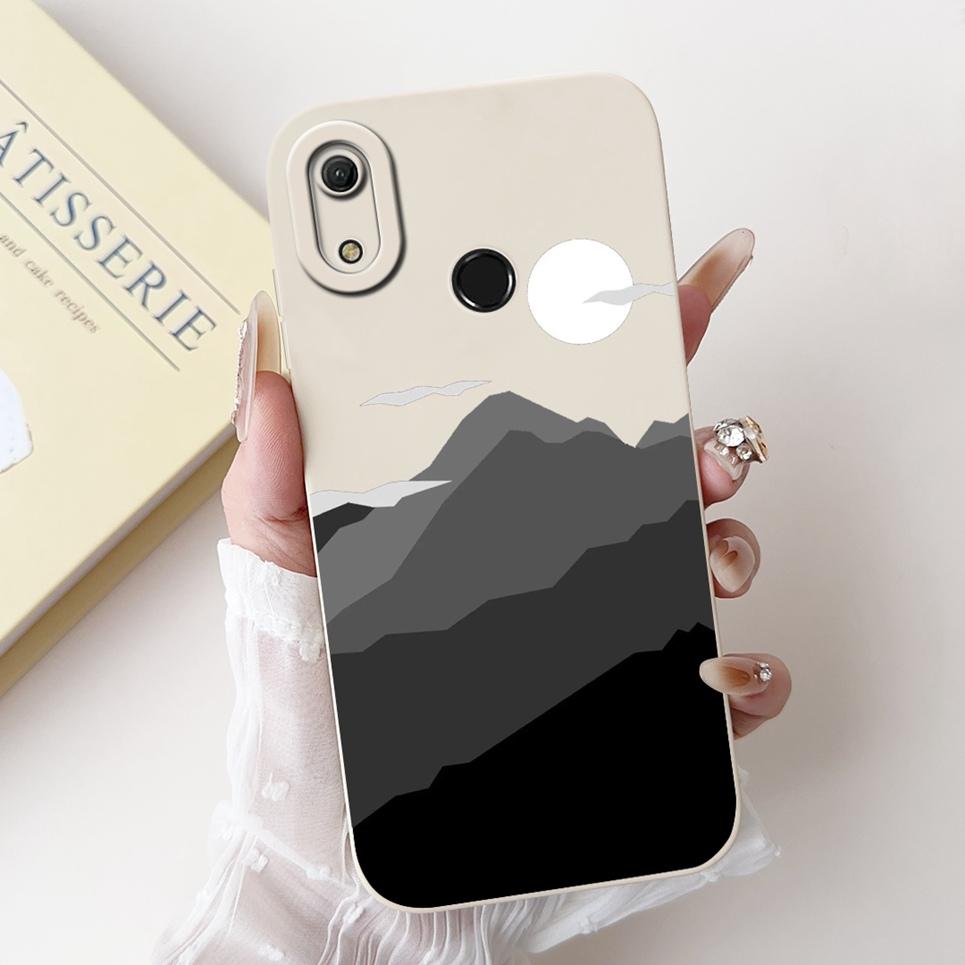 For Huawei Y6 Y6s Y6 Prime 2019 Case Stylish Painted Soft Silicone TPU Phone Back Cover For Honor 8A Prime Pro 2020 Funda Coque