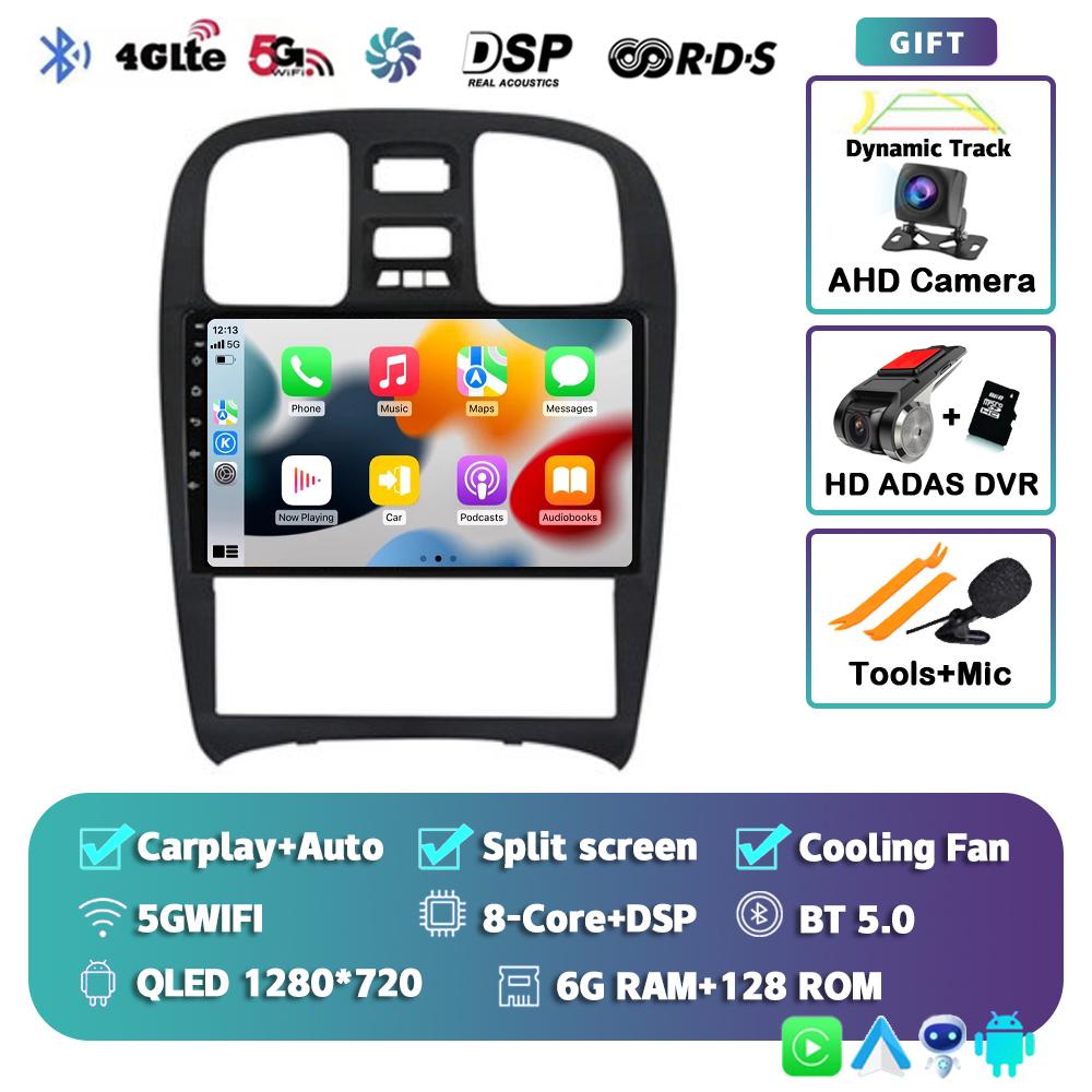 Android 14 DSP Car Radio Multimidia Video Player Navigation GPS For Hyundai Sonata EF 2001 - 2006 2007 2008 2009 2010 2011 2012