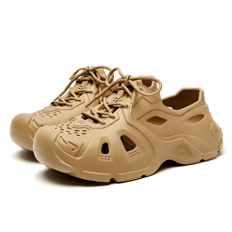 Fashion Unisex Beach Sandals EVA Men Hollow Garden Shoes Tie-dyed Designer Hole Slippers Sneakers Water Shoes Slip On Foam Runner