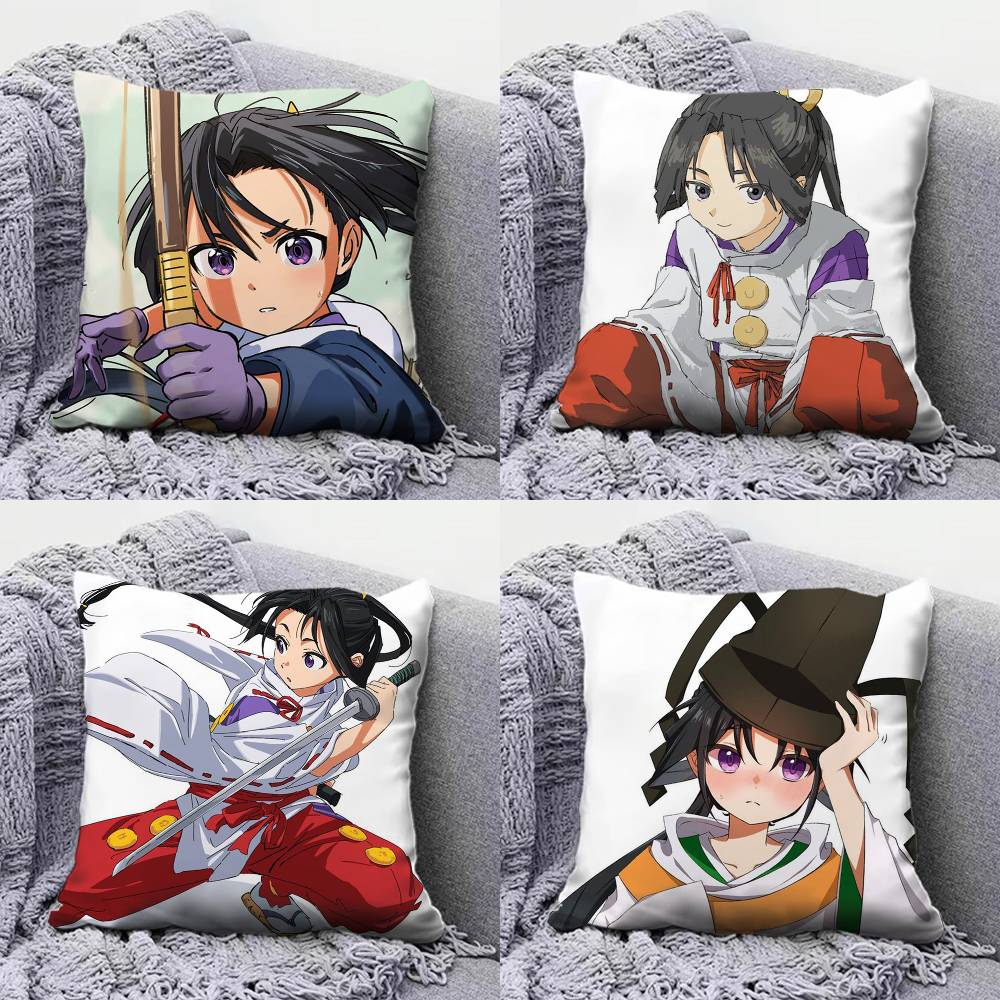 The Elusive Samurai Anime Home Sofa Cushion Covers and Aecorative Custom Pillow Covers