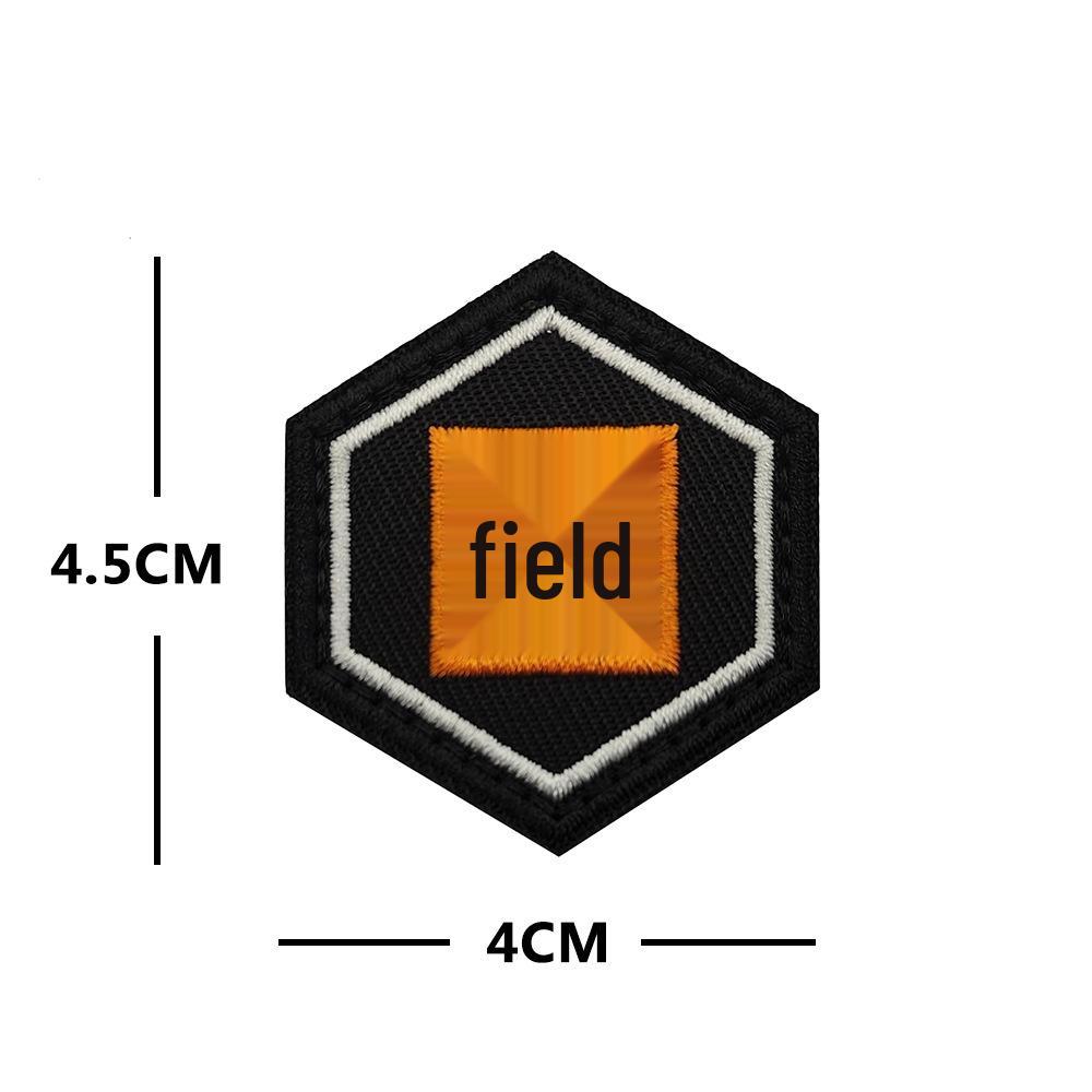 Outdoor Fire Emblem Velcro Patch for Camping and Picnics